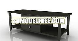 深色的电视柜3D模型