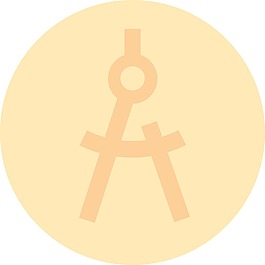 时髦的公司图标