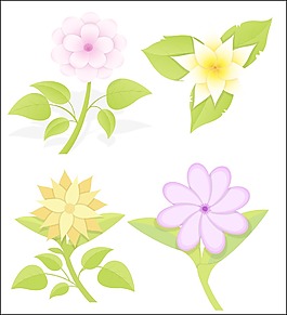组矢量的花