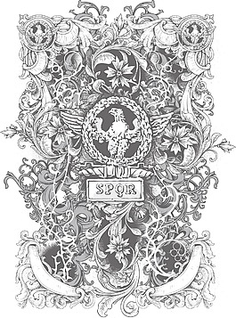 垃圾矢量T恤设计有鹰的雕像