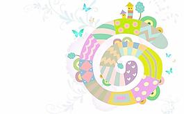 韩国时尚元素卡通花纹AI矢量素材16