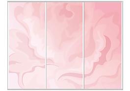 抽象花卉移门图案