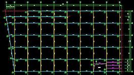 钢结构工程 顶面结构图