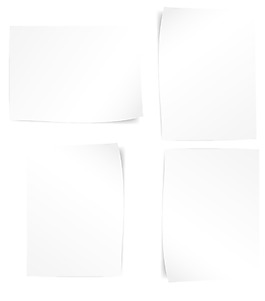 有光泽的空白条幅向量