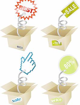 标签标识图标矢量素材066