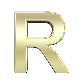 一封来自闪亮的金色字母集