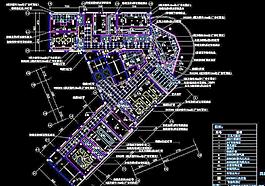 大型自助式KTV 四层天棚大样图