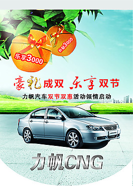 力帆汽车吊旗