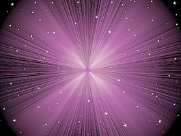 射线背景闪烁的星星