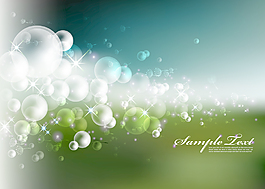 蒲公英向量的梦幻般的泡沫