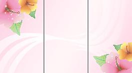 粉色温馨鲜花图案