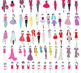 卡通美女矢量素材2