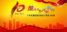 周年庆活动背景设计