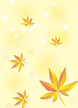 黄底枫叶