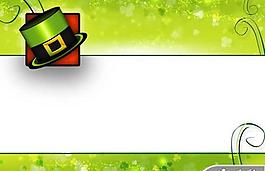 梦幻绿色背景PPT模板