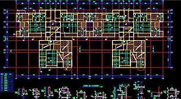 2号楼23屋板配筋图