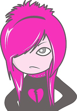向量的EMO女孩