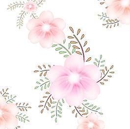 粉色花移门图案