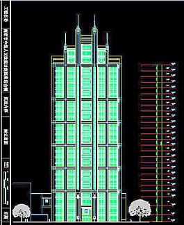 办公大楼立面图