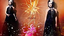 玻璃鞋城堡婚纱照PSD素材(1)