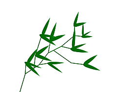 动态竹叶