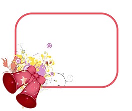 花圣诞框架