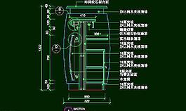CAD之吧台收银台服务台设计