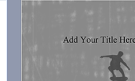 滑板手册PPT模板