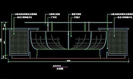 CAD之吧台收银台服务台设计
