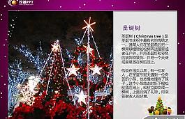圣诞节圣诞树PPT模板