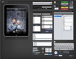 设计专用iPad GUI PSD源文件