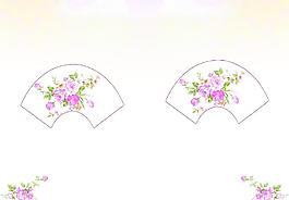 国画牡丹手绘移门