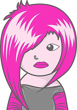 向量的EMO女孩