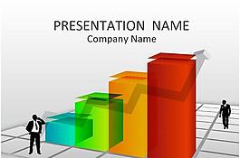 商务人才数据分析图表PPT模板