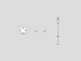 谷歌地图界面元素PSD素材
