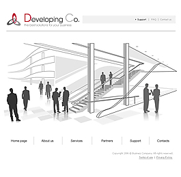 建筑公司网站模板