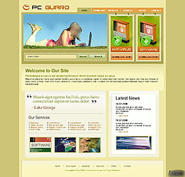 旅游网页模板设计