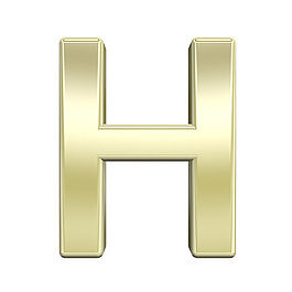 一封来自闪亮的金色字母集