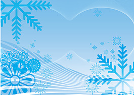 冬天的雪向量