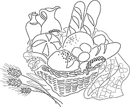 面包的美丽的老式的照片