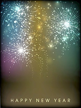 快乐的新年庆祝活动的背景