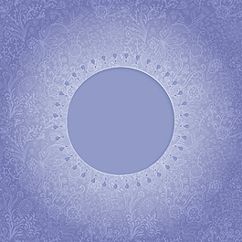 观赏圆形花边帧背景为庆祝活动