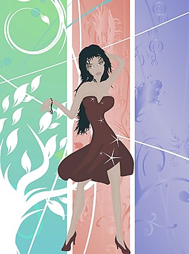 卡通女孩