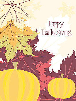 秋天的背景与南瓜