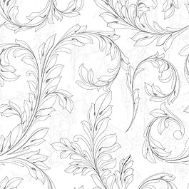 与老式的花朵图案矢量元素