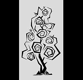 折叠植物素材AE模板