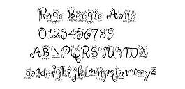 Ruge Boogie Abnormal 另类字体