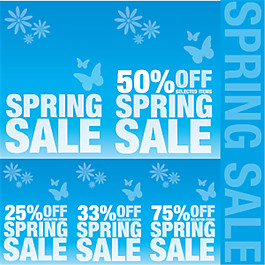 雪花矢量销售矢量素材