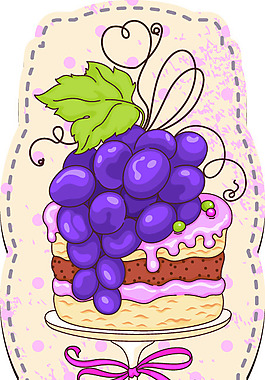葡萄蛋糕