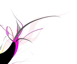 彩色漩涡矢量插画